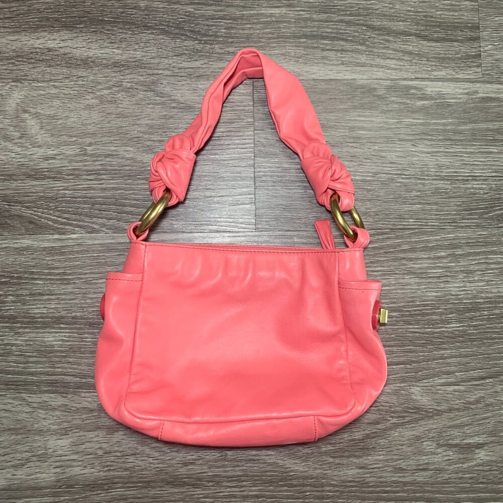 Vintage Y2K Coach Resort Pink Smooth Leather Handbag J0873-42167